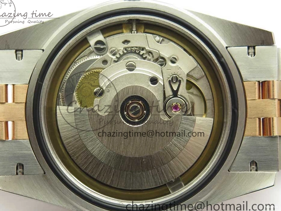 Black 904 36mm Jubilee Wrapped RG Bracelet 116231 GMF SS SS RG DateJust on Dial Diam A2836 Wrapped 0313